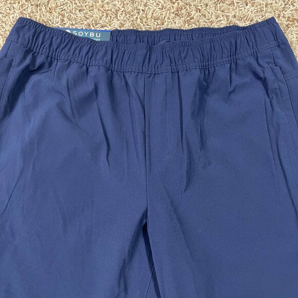 NEW Soybu Men's Woven Joggers Pants Navy, Size Large (New) - Picture 5 of 16